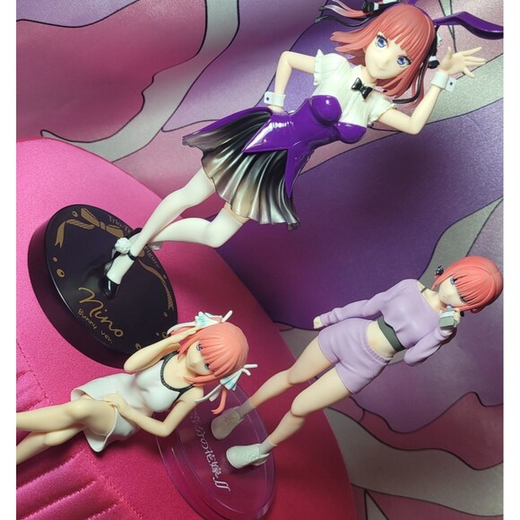 Nino Nakano Anime Figure Lot The Quintessential Quintuplets Bunny Manga Cosplay - Picture 1 of 16